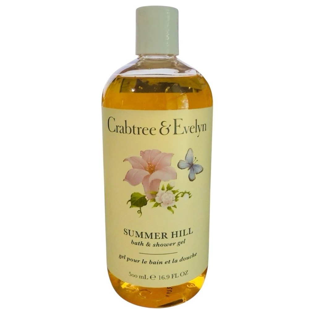 Crabtree and Evelyn SUMMER HILL Bath Shower Gel Full Size 500 ml 16.9 fl oz New
